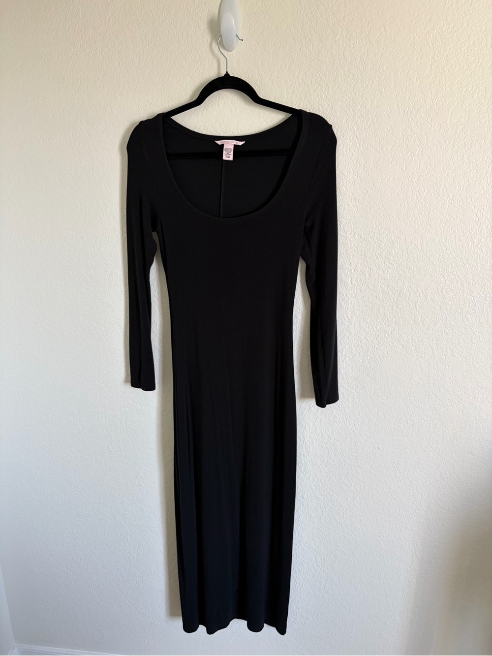Shapewear by Victoria Smoothing Rib Long Sleeve Maxi Dress